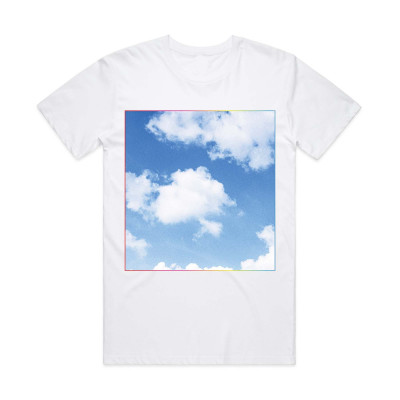 White Square Clouds Tee 